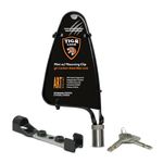 TiGr Mini Lightweight Bike Lock with Frame Mount – High Security 7 x 4" Flexible High-Carbon Steel Shackle – Bolt Cutter, Crowbar & Hacksaw Resistant
