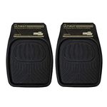 JVL Pair of lipped Ultimat heavy duty car mats mud snow boot liner water tray