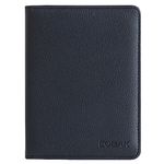 CoBak Passport Holder & Boarding Card Combo - Upgraded PU Leather Travel Wallet w/Card Protector for Women and Men. Lightweight & Easy to carry - Passport Cover (Black)