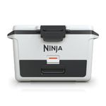 Ninja FrostVault 50qt Hard Cooler with Dry Zone, Integrated Fridge-Temp Dry Storage Drawer, Premium Heavy-Duty Insulated Cooler, Keeps Ice for Days, White, FB151CWH