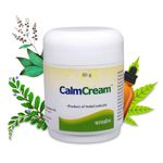 Ebnl Ayurvedic Calm Cream 50gm | Healing Ointment for Bruises, Burns, Sores, Ulcers, Skin Cracks, Scars, Rashes, Redness, Fungal Infections, Eczema Relief | Injury Scar | Surgery Scar | Scar Removal Cream | Keloid Remover | Safe for Infants & Babies