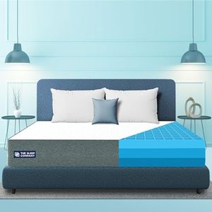 The Sleep Company SmartGRID Luxe 8 Inch Single Size Soft Mattress for Luxury Comfort with Plush Feel| 10 Years Warranty| Luxury Mattress Single Bed with Patented Japanese SmartGRID Technology| 72x36
