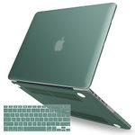 IBENZER Compatible with MacBook Pro 13 Inch Case 2015 2014 2013 Late 2012 A1502 A1425, Hard Case with Keyboard Cover for Old Version Mac Pro Retina 13, Midnight Green, R13MTGN+1