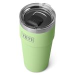 YETI Rambler Cup, Vacuum Insulated Stainless Steel Stackable Cup with Magslider Lid, Key Lime, 20 oz (591 ml)