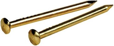 Escutcheon Pins, Brass-Plated, 1-In. x 16, 1.5-oz.