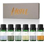 Fragrance Oil, MitFlor Hotel Collection Diffuser Oil for Home, Soap & Candle Making Scents, Aromatherapy Essential Oils Gift Set 6x10ml, Lemon & Thyme, Citrus Amber, White Tea and More