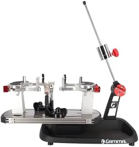 GAMMA Momentum Drop Weight 6 Plus Stringing Machine – Intuitive 6 Point Mounting System with Swivel Base - Professional-Grade Tennis Racquet Stringer with Advanced Features for Precision, Easy-to-Use