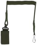 MFH Pistol Lanyard Safety Clip Green