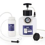 Orion Motor Tech Brake Bleeder Kit, 2.5L Pressure Brake Bleeder Set with 49.5mm Adapter, 2.6qt Manual Brake Fluid Extractor with 500mL Brake Bleeder Bottle Compatible with Chevrolet Chrysler AMC Buick