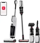 roborock Dyad Pro Combo Wet Dry Vacuum Cleaner, 5-in-1 Cordless Vacuum for Multi-Surface, 17000Pa Suction, Vanquish Wet and Dry Messes, Self-Cleaning & Drying, Perfect for Sticky Messes and Pet Hair