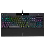 Corsair K70 PRO RGB Optical-Mechanical Gaming Keyboard - OPX Linear Switches, PBT Double-Shot Keycaps, 8,000Hz Hyper-Polling, Magnetic Soft-Touch Palm Rest - NA Layout, QWERTY - Black