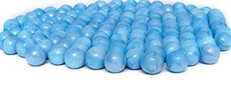 Artifii Decorative Glass Marble Kanche Pebbles for Decoration & Kids Playing Kanche/goli Glass Marbles(Grey 480 Gram)