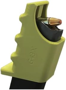 SCUSA SSL (Single Stack Loader) - Fits Glock 43X 9mm Magazine Loader in Ergonomic Design with Finger Grooves & Thumb Relief