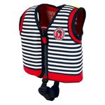 Konfidence Swim Jacket - Premium Swim Vest with Removeable Safety Strap for Kids (Ages 1.5-7yrs) | Adjustable Buoyancy | UKCA & CE Compliant | Swim School Approved (Hamptons, Small)