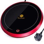 Nouvati Mug Warmer & Candle Warmer (Crimson Red) - Excellent Heating, Auto Shutoff, Sleek Design; Coffee Warmer, Tea Warmer, Mulled Wine Warmer, Milk Warmer