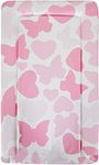 Baby Changing Mat - Soft Padded Deluxe Large Waterproof Change Mats (Butterflies & Hearts)