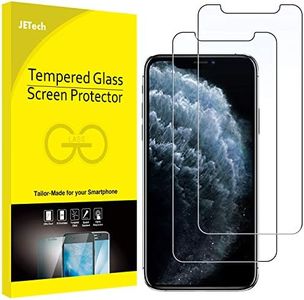 JETech Screen Protector for iPhone 11 Pro, iPhone Xs and iPhone X 5.8-Inch, Tempered Glass Film, 2-Pack