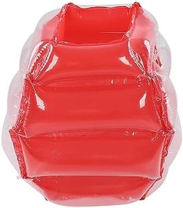 Tnfeeon Inflatable Bubble Ball Safe PVC Body Bumper Bubble Ball for Family Gathering, Versatile Collision for Beach and Snow Sports (Red)