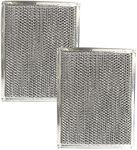 2-Pack Air Filter Factory Replacement For GE WB02X10700 9 X 10.5 X 3/32 Inches Range Hood Combo Filter