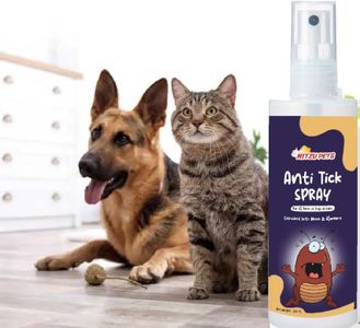 Nitzu Pets Dog Flea & Tick Treatment - Flea Treatment for Cat - Flea Spray for Dog-Repellent-Spray, with Natural Ingredients- Allergy Free Tick Repellent for Dogs, Puppies, Kittens
