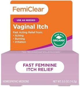 FemiClear Vaginal Itch Relief | Fast Feminine Itch Relief | Made with All-Natural & Organic Ingredients | Feminine Hygiene Products | Vaginal Health Cream | Relieve External Vaginal Itch | 0.5oz Tube