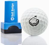 Ball Badge - Golf Ball Stamp (The Golf Series), Self-Inking Golf Ball Stamper, Golf Ball Marker, Reusable Golf Ball Marking Tool to Identify Golf Balls - Reusable Ink Stamp (Pimento Cheese Sandwich)