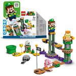 LEGO Super Mario Adventures with Luigi Starter Course Toy for Kids, Interactive Figure and Buildable Game Set, Girls & Boys Gifts Age 6 Plus, Creative Toys 71387
