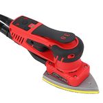PioneerWorks Detail Sander, Brushless Motor Orbital Sander,Powerful 350W,10000 OPM, for Woodworking, Polishing,Carpentry,with 12 Sanding Paper