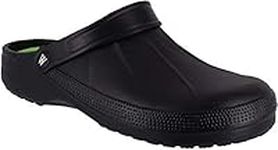 Wetlands Mens Lightweight Slip On Garden Kitchen Hospital Clogs (11 UK, Black)