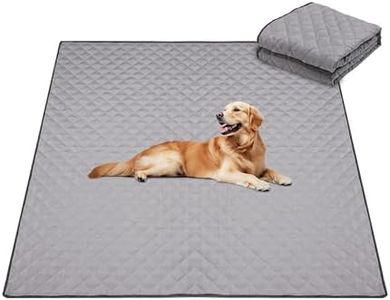 165 x 122cm Tapis Educateur Chien Ultra Absorbant, Tapis pour Chien Lavable, Tapis de Dressage Réutilisable pour Chat, Lapin, Tapis Pipi Animaux, Rectangulaire, Gris