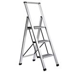 3 Step Ladder | 3 Anti-Slip Steps | Folding step stool | 250 lb. capacity