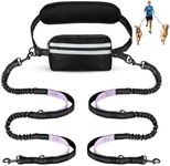 Yicostar Hands Free Dog Leash for Two Dogs Walking, Running