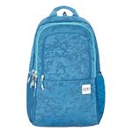 Wildcraft Wiki 2 Jacquard Standard Backpack Blue (11951 Blue) (Medium Size)