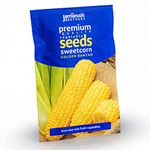 Jamieson Brothers® Sweetcorn Golden Bantam Vegetable Seeds (Approx. 18 Seeds) - Premium Quality Seeds to Grow Your Own Food at Home, in The Garden Or at The Allotment