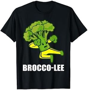 "Brocco Lee" Divertido Vegano Vegetariano Brócoli Camiseta
