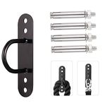 Luckynono Battle Ropes Anchor Resistance Trainer Wall &Ceiling Anchor Bracket Suspension Strap Bracket Wall Anchor Point for Strength Training Systems, Yoga Swings Hammocks, punching bag