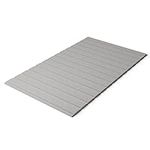 Continental Sleep Heavy Duty Mattress Support Bunkie Board/Slats with Cover, Queen Size, Grey