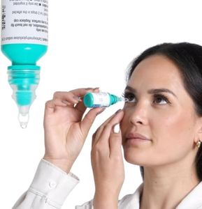 Precision Dropper – Eye Drop Guide for Elderly, Arthritis & Tremors – Mess-Free, No Head Tilt Eyedrop Delivery – Fits Most Eye Drop Bottles – Reusable Medical-Grade Silicone Dispenser (3 Pack)