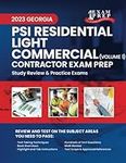 2023 Georgia PSI Residential Light Commercial Contractor Exam Prep: Volume 1: Study Review & Practice Exams