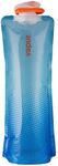 Vapur 10272 Shades 1.5L BPA Free Foldable Flexible Water Bottle w/Carabiner (Translucent Blue)