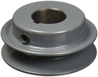 TB Woods AK2578 FHP Bored-to-Size V-Belt Sheave, A Belt Section, 1 Groove, 7/8" Bore, Cast Iron, 2.55" OD, 9810 max RPM