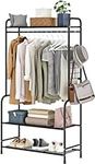 Forthcan Metal Clothing Rack with T
