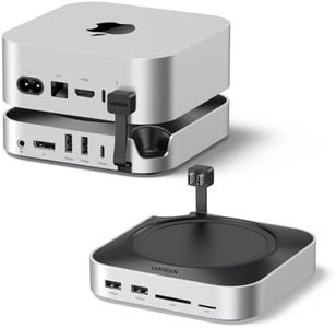 UGREEN Mac Mini M4 Dock with DisplayPort, 8K@120Hz Max Display, Up to 8TB M.2 NVMe Enclosure, 4x USB-A and 1x USB-C Data ports, 170MB/s SD/TF Card Reader, 3.5mm Audio for Mac Mini M4 / M4 Pro