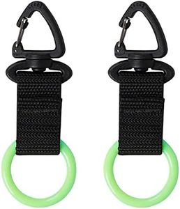 JUSTOOP Scuba Octopus Mouthpiece Holder,Silicone Octopus Holder for Scuba Diving 0cto Mouthpiece Keeper for 2nd Stage Regulator Octopus Retainer with Spring Clip,2 PCS,Green