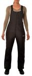 Arctix Women's Essential Insulated Bib Overalls, Black, Large (12-14) Regular