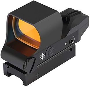 Feyachi RS-30 Reflex Sight, Multiple Reticle System Red Dot Sight with Picatinny Rail Mount, Absolute Co-Witness