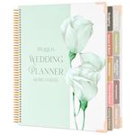 Shintrend Wedding Planner for Bride: Wedding Planning Book and Organizer for Newly Engaged Couples 176 Pages Bridal Wedding Organizer Notebook with Sticker Checklists & Calendars for Bride To Be