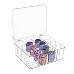 Varku Tie Organizer Box, 16-Cell Cl