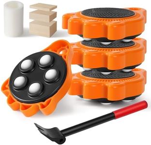 Furniture Dolly Lift Mover Tool Set - Furniture Movers Can Withstand Up to 700 Ibs,360°Sliding Rotatable Function, Furniture Lifter Have Self-Adjusting Bases， Heavy Item Furniture Dolly Moving Tool