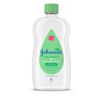 Johnson's Baby Oil, Aloe Vera and Vitamin E, 20 Ounce (Pack of 2)